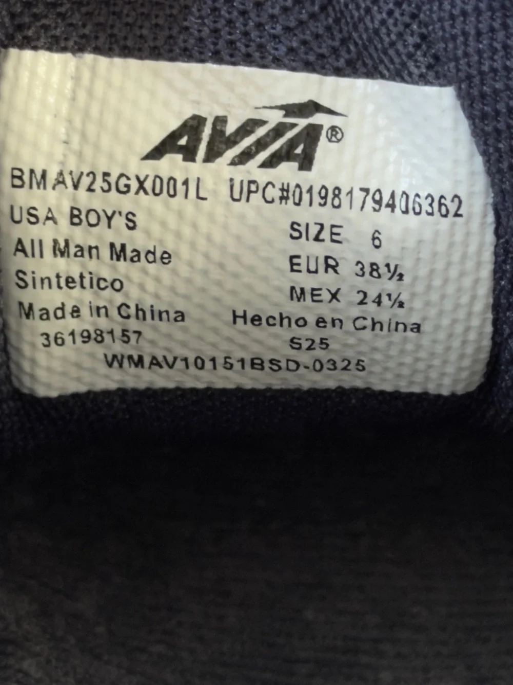 Avia Kids White and Silver Lace-Up Sneakers